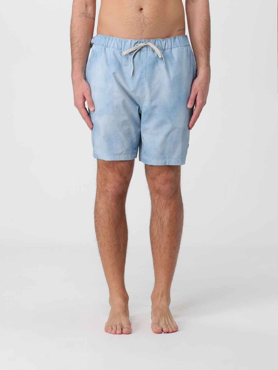 Swimsuit Men color Gnawed Blue