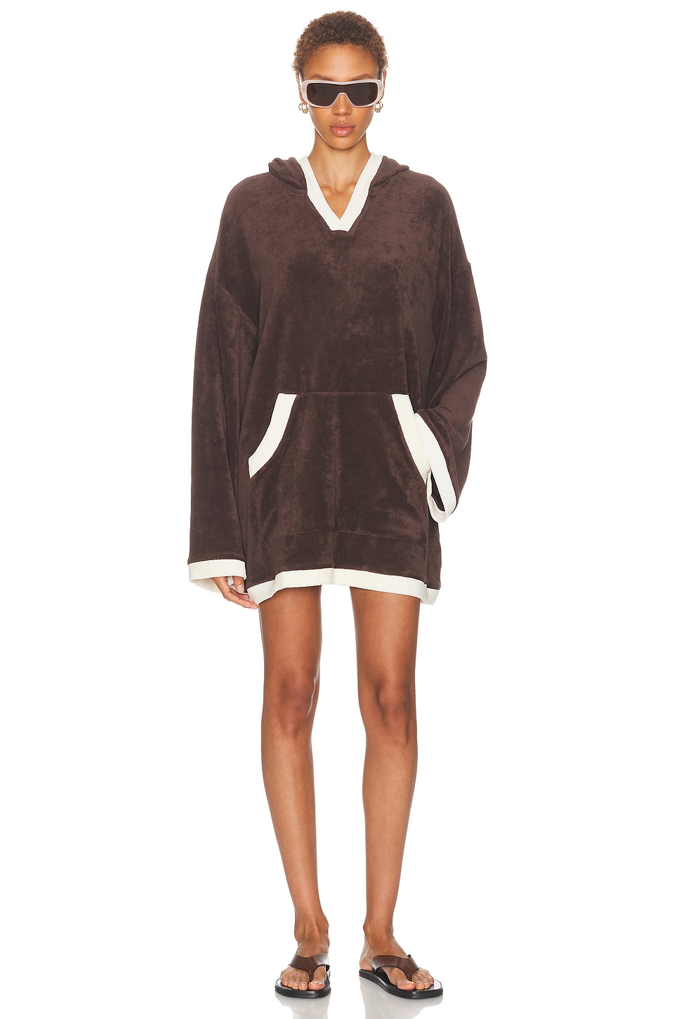 Staud Anona Dress in Java - Brown. XS/S also in