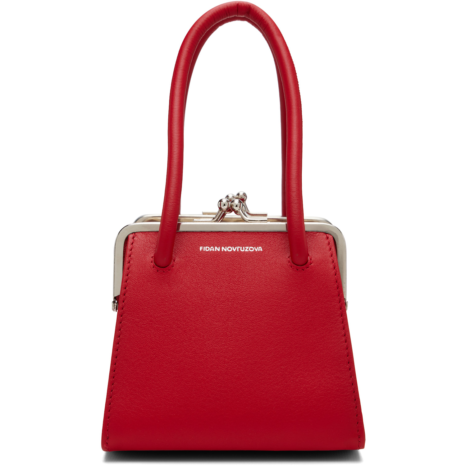 Red Boa Four Clasp Bag