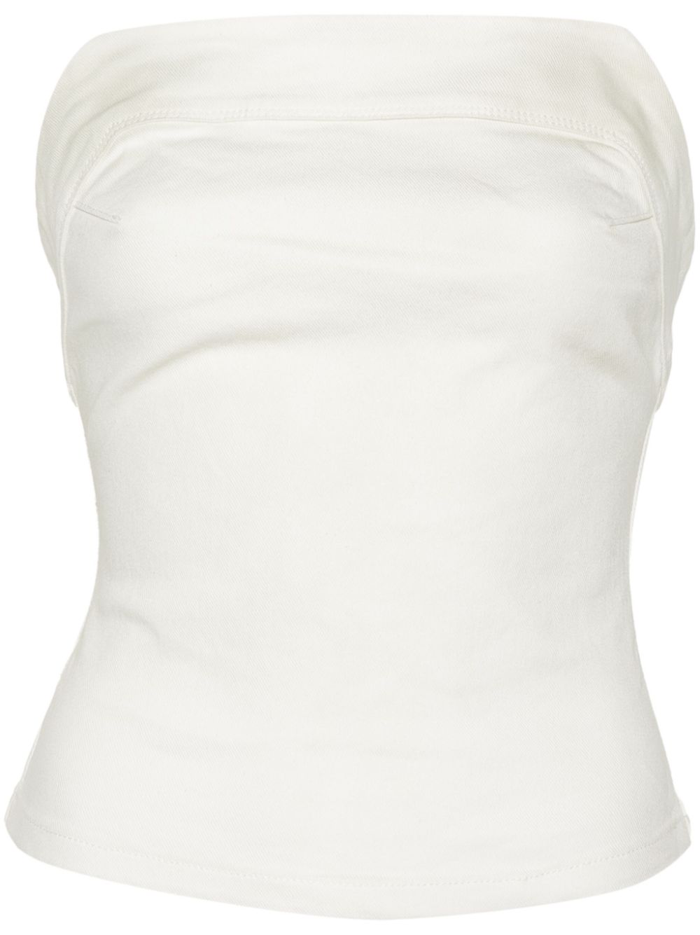 Denim tube top - Neutrals