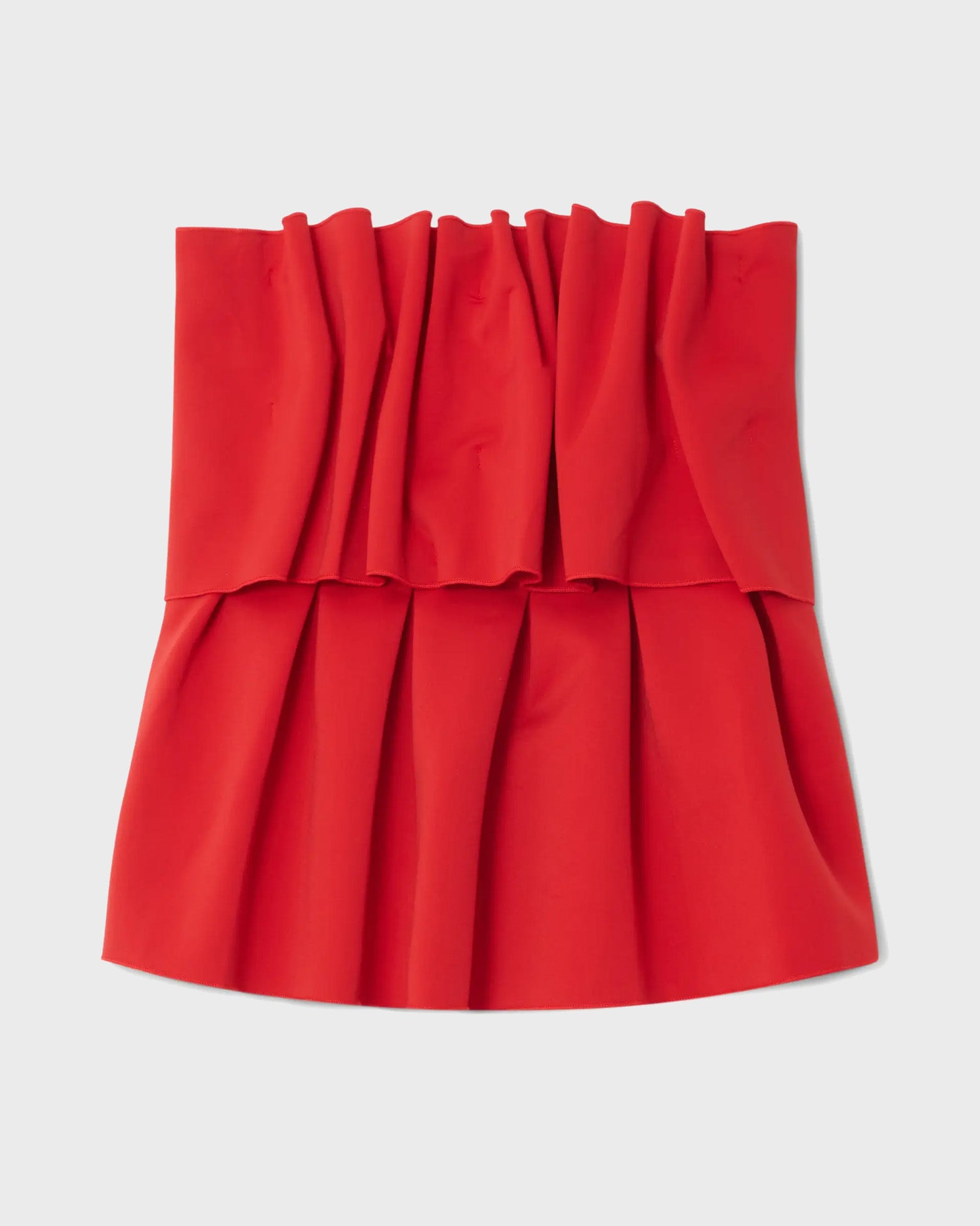Dagmar Top Sculpted Tube Red