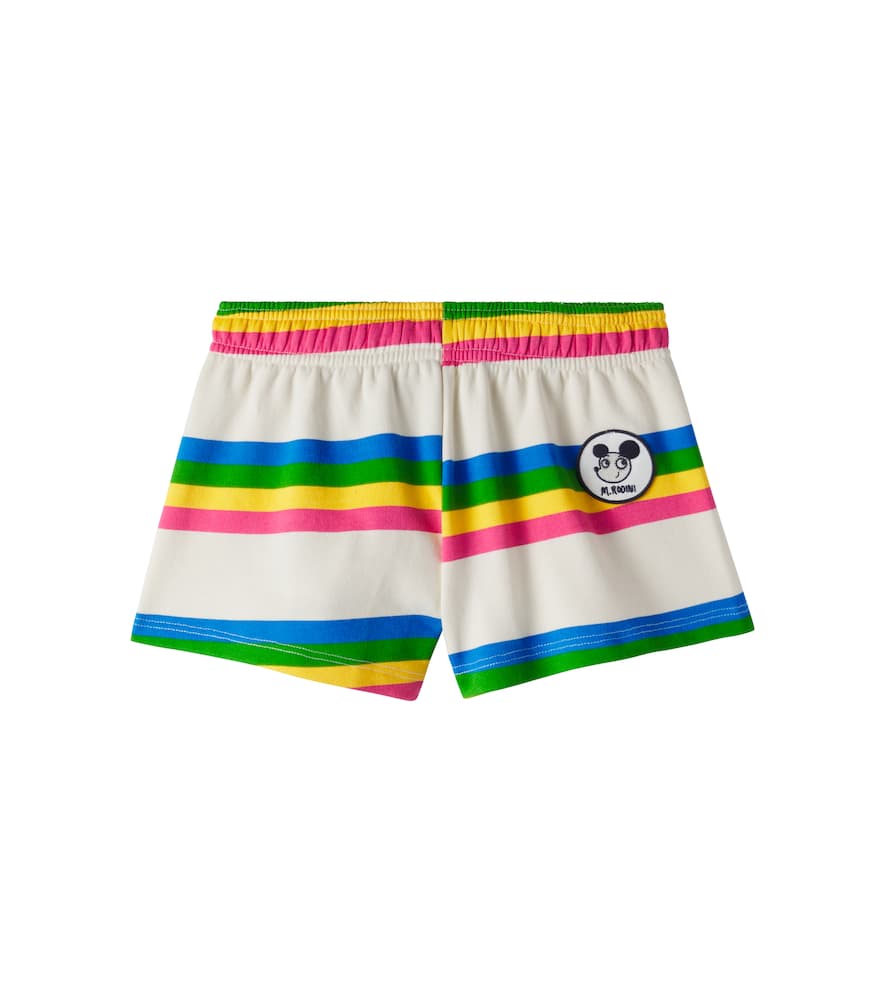Ritzratz striped cotton jersey shorts