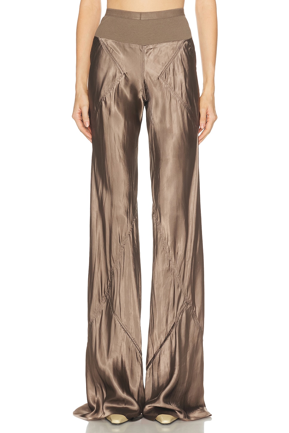 Rick Owens Bias Pant in Taupe