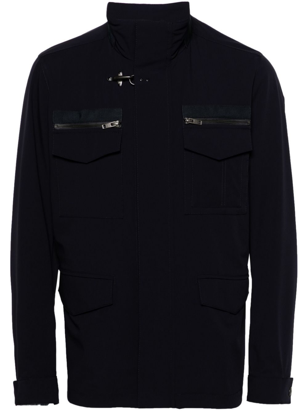 Field stretch shirt jacket - Blue