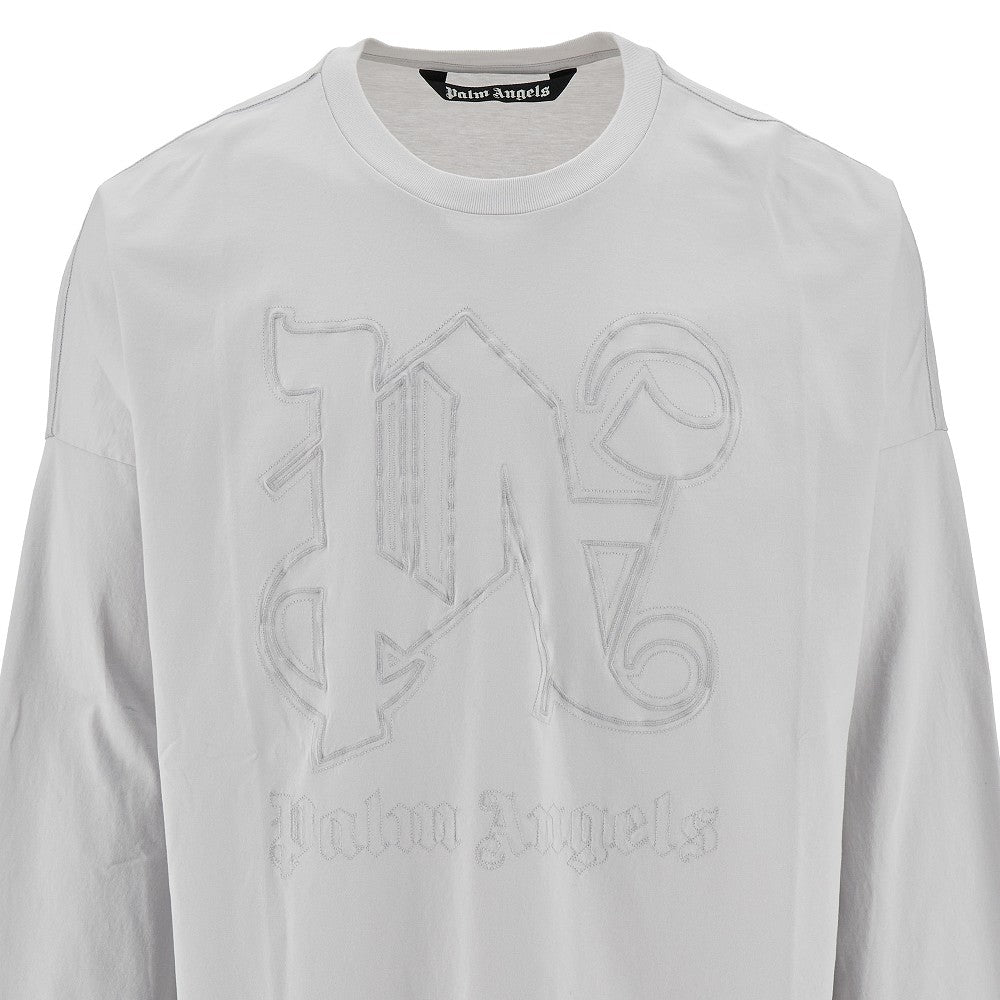 PALM ANGELS Monogram Statement oversized T-shirt Man XS