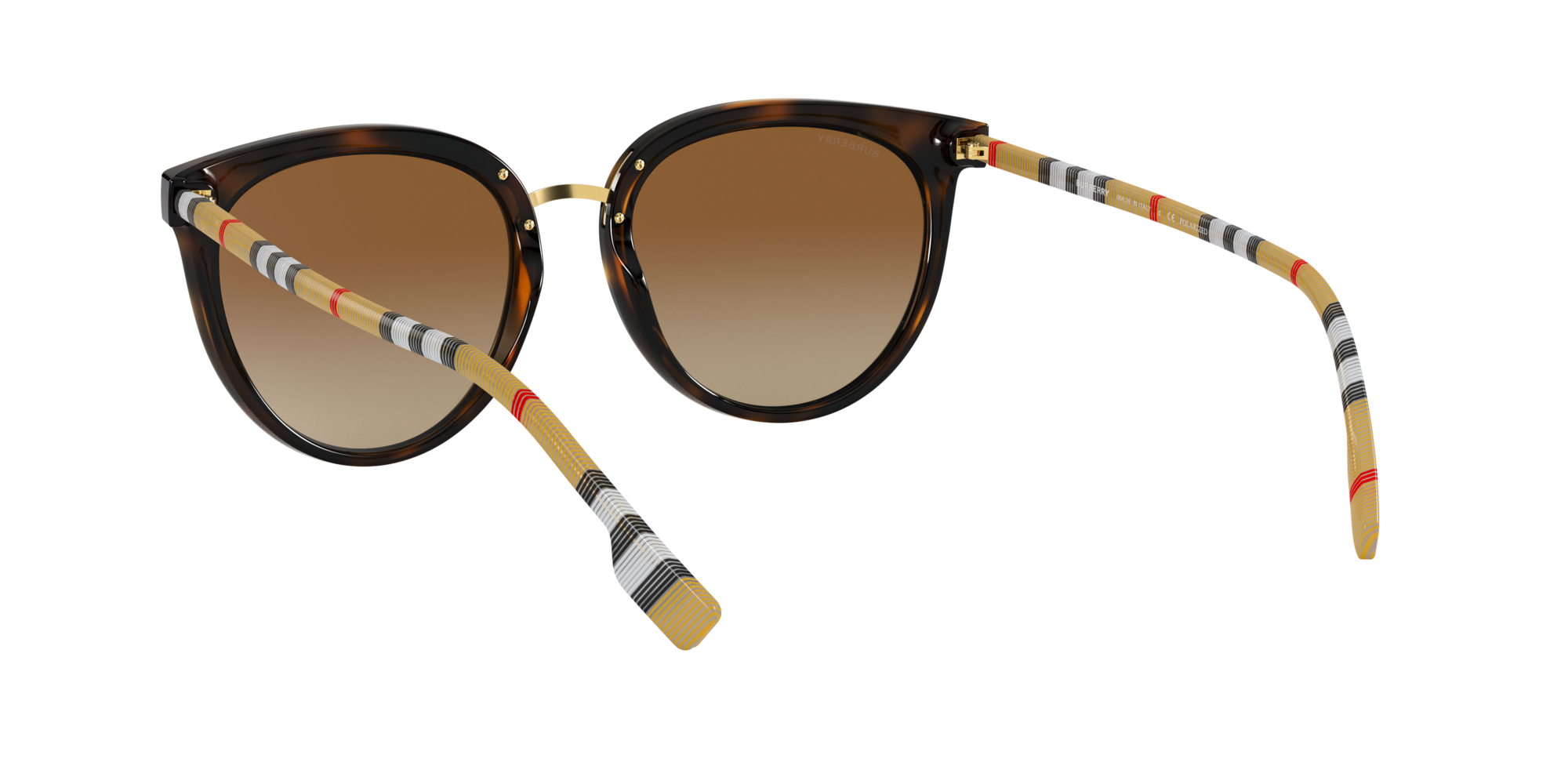 Burberry Woman Burberry BE4316 WILLOW 3854T5 Sunglasses Nylon Brown Brown Pantos Polarized Shaded