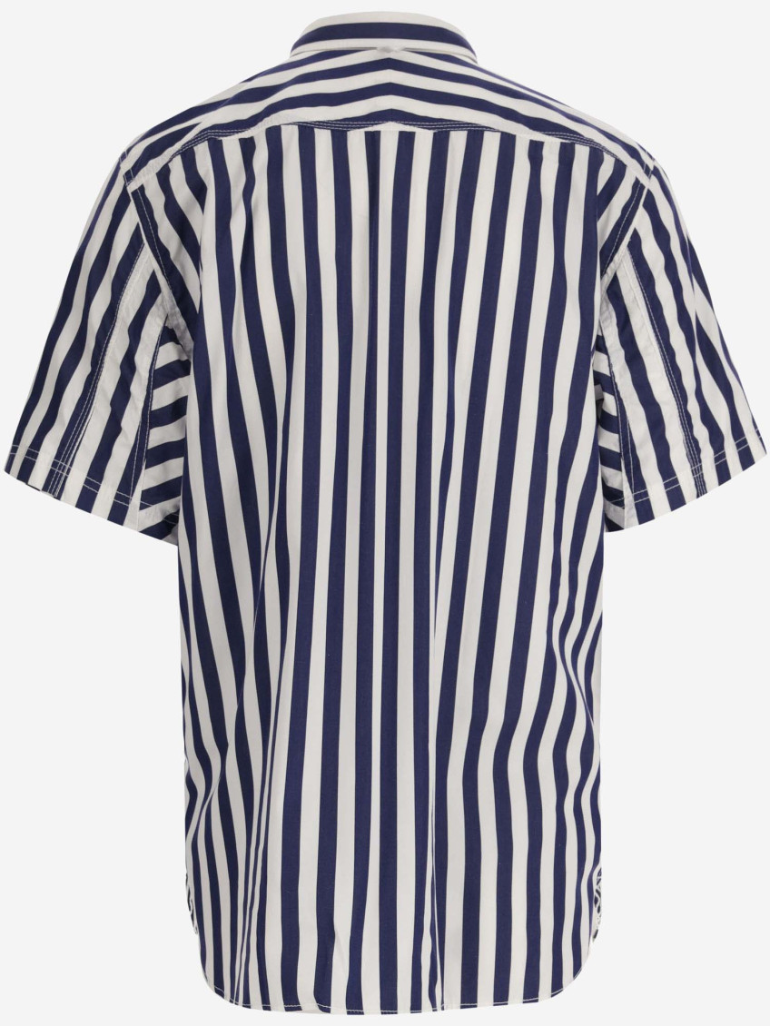 Short Sleeve Stripes Shirt