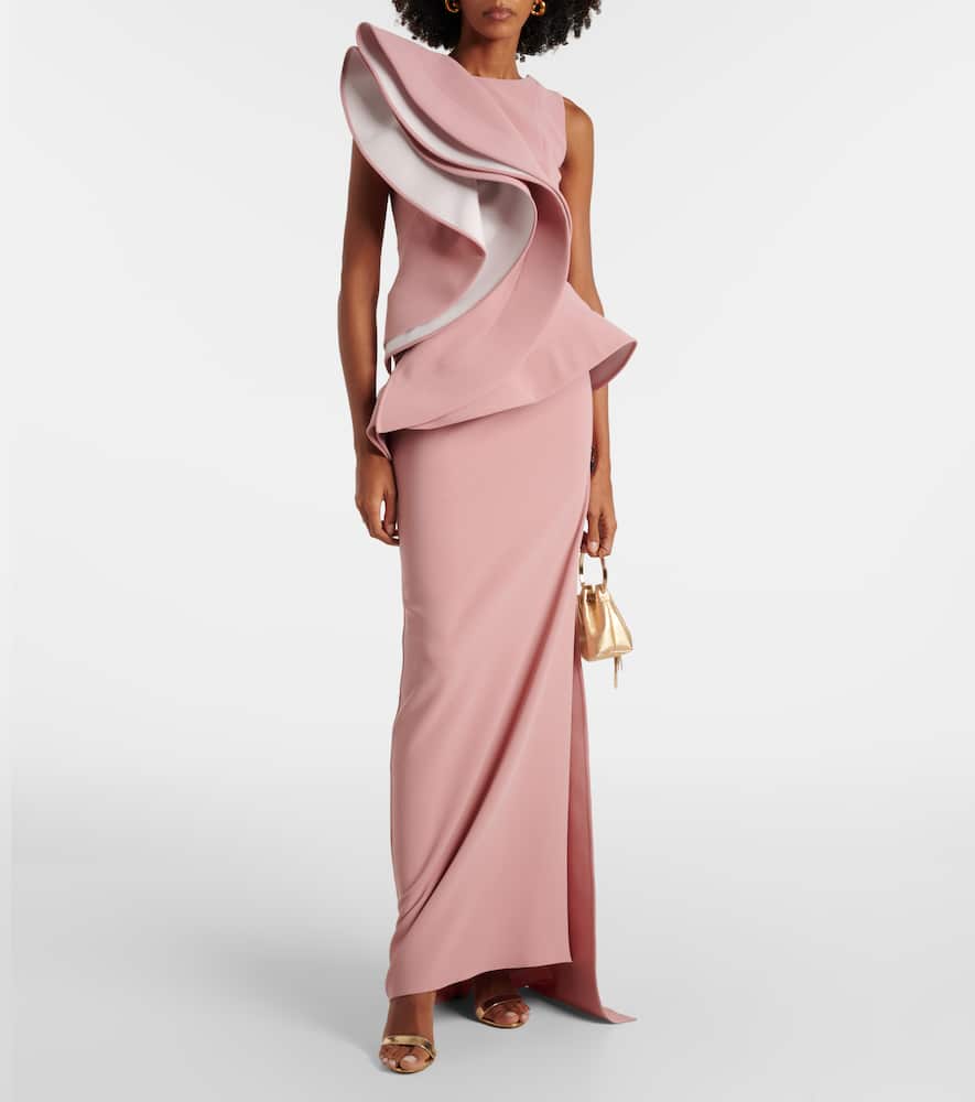 Fateful ruffled gown