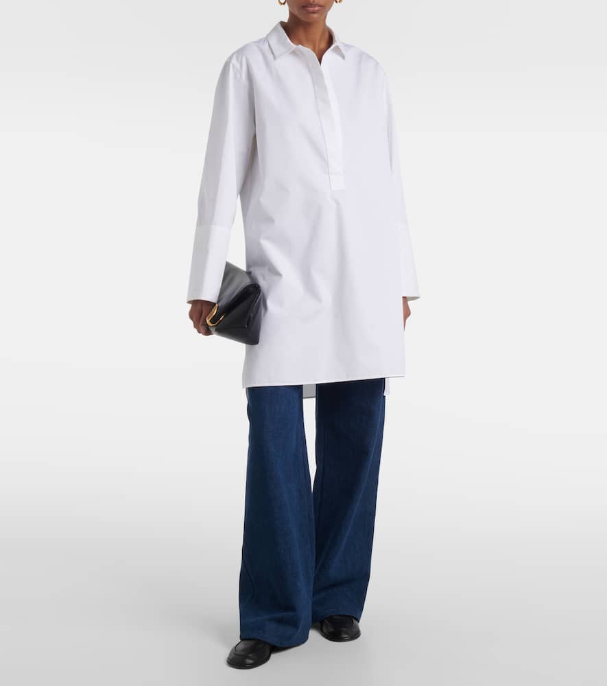 River cotton poplin tunic