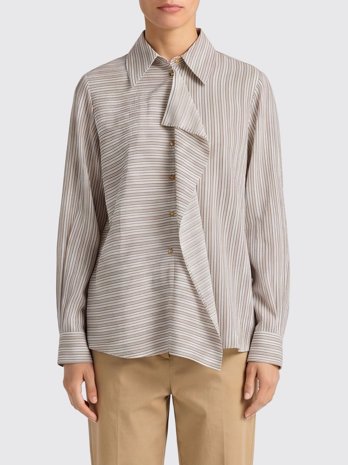 MOMONÌ Shirt Woman color Cream