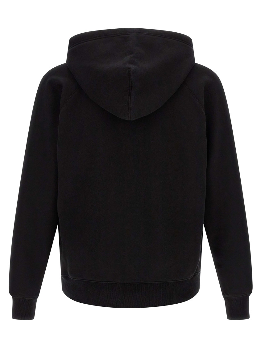 Tom Ford - hooded cotton jacket drawstring kangaroo pocket