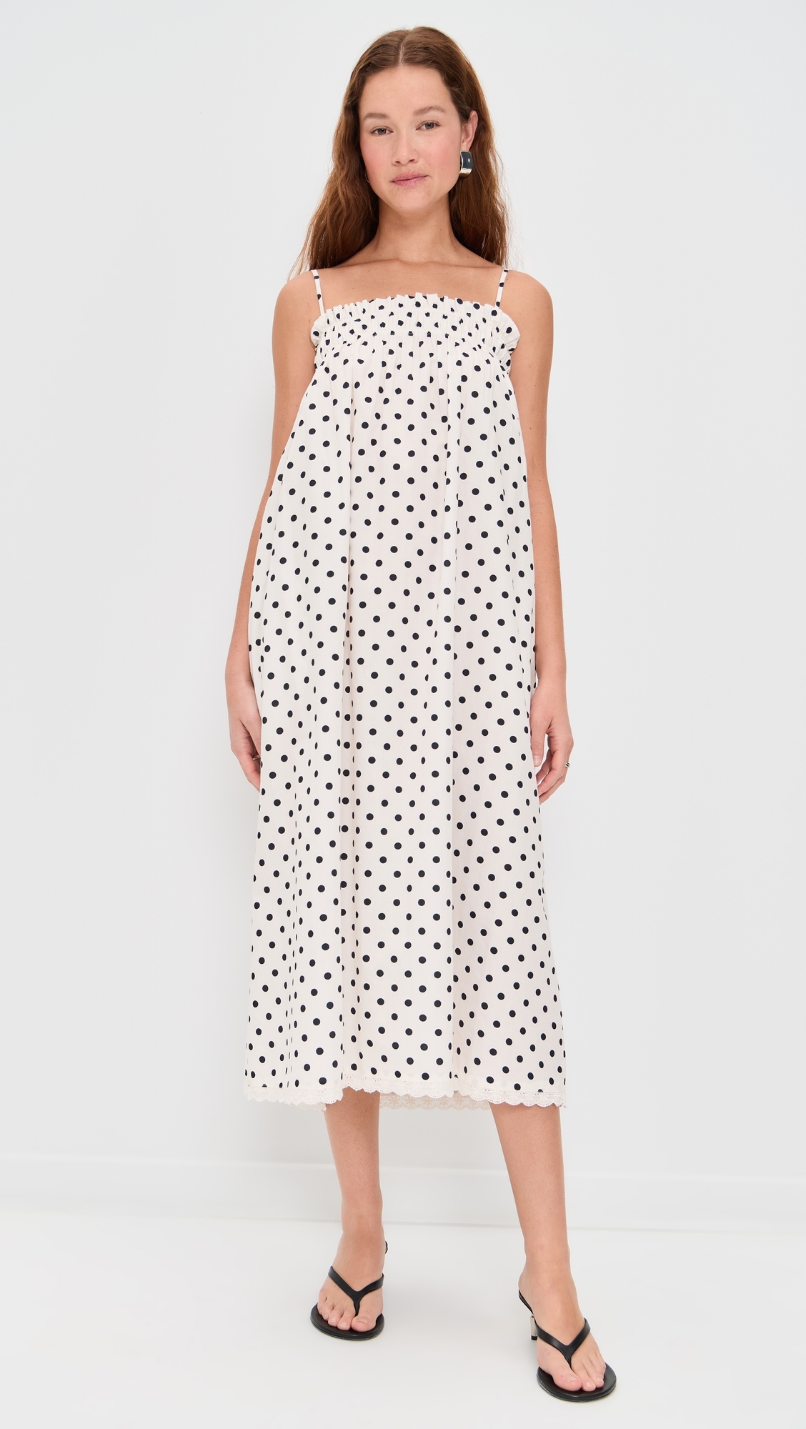 Sammy Dress Midnight Polka Dot