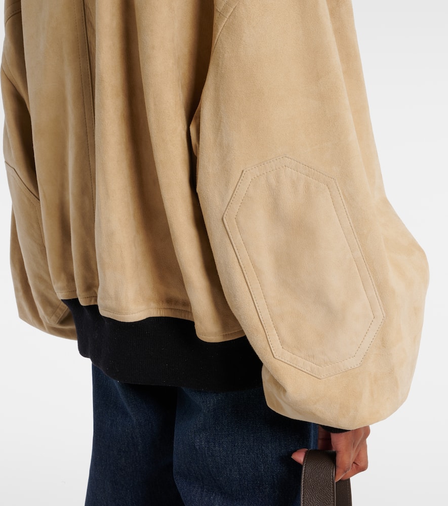 Spence suede bomber jacket