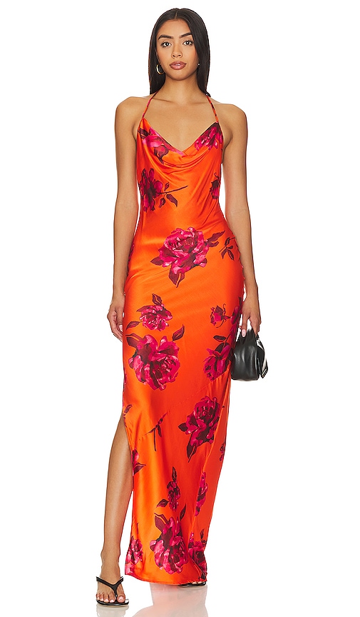 NBD ABENDKLEID NICOLETTE in Orange. Größe XL. Also in L, M, S