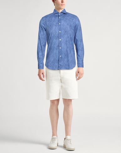 Man Shirt Blue Size 15 ½ Cotton, Elastane