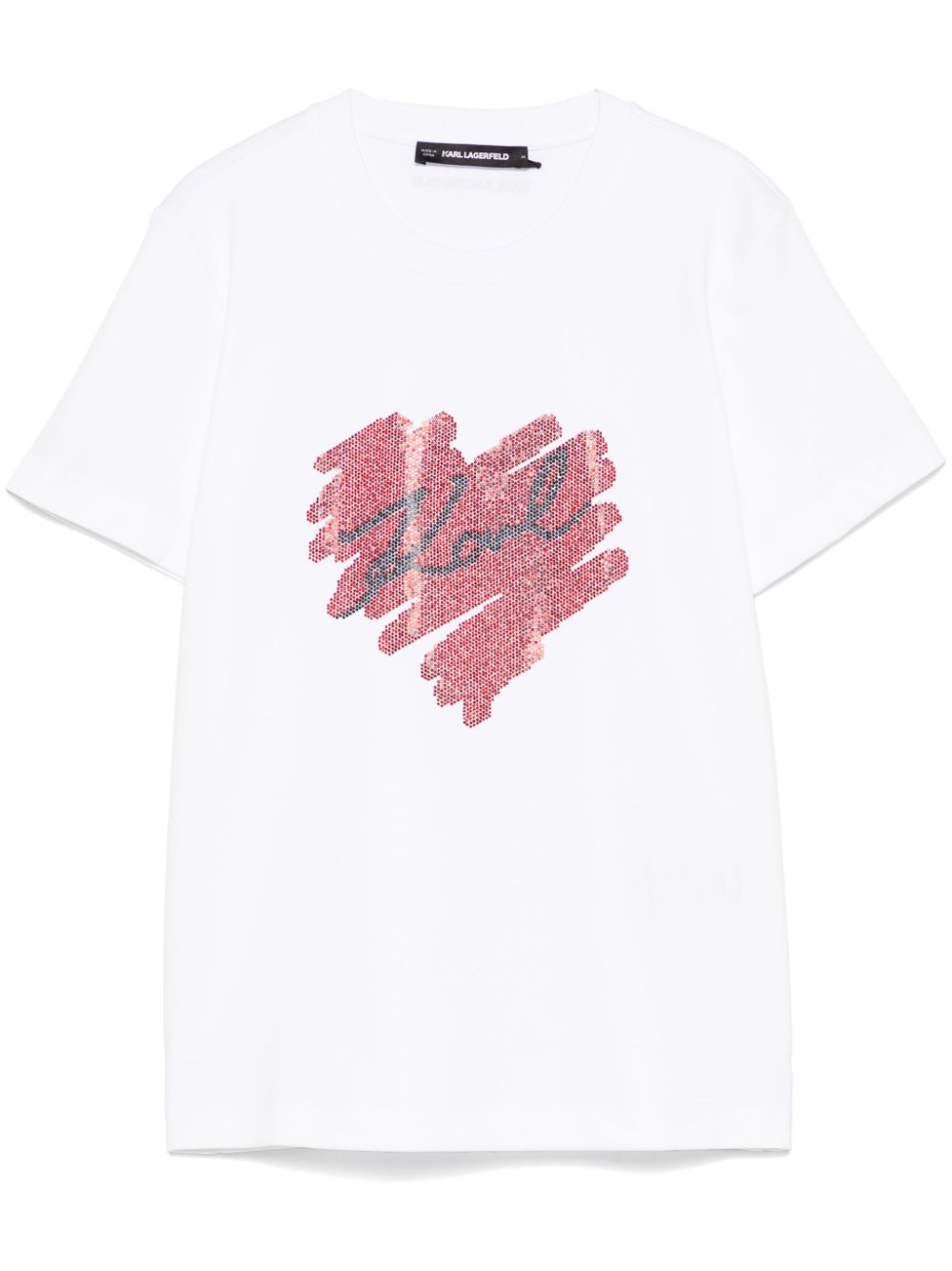 Logo-heart T-shirt - White