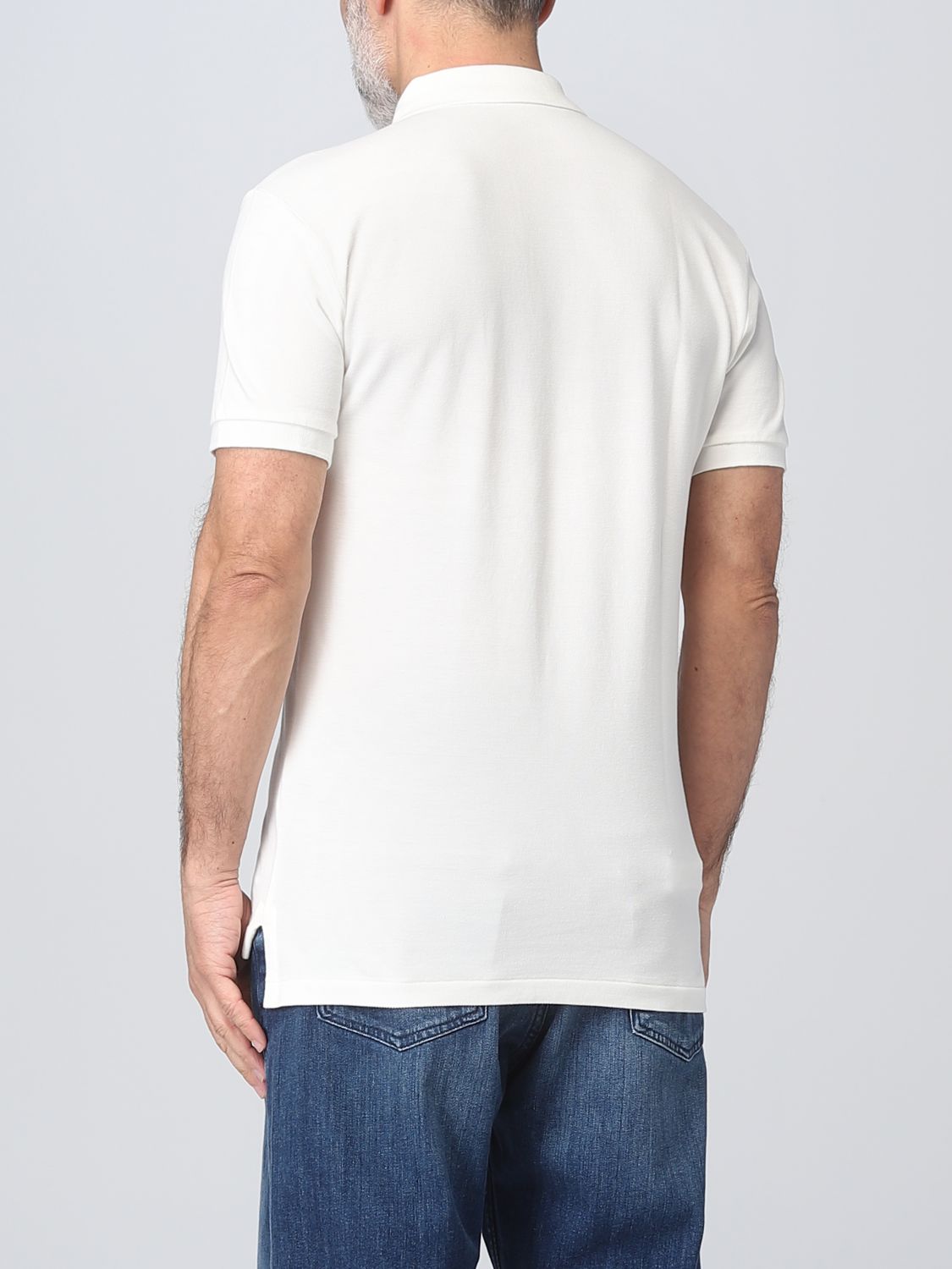 Polo Shirt Men color White