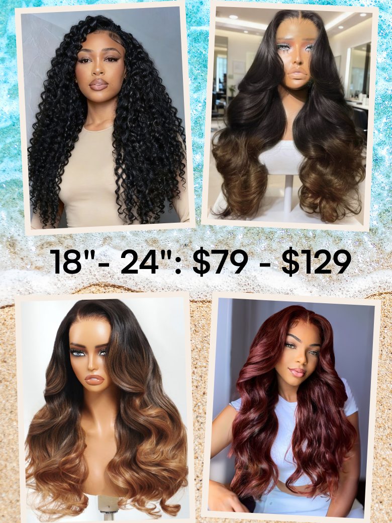 18"-24": $79 - $129: 7x5 Bye-Bye Knots WIg | 13x4 Pre-Everything Lace Wig | HD Lace Wig