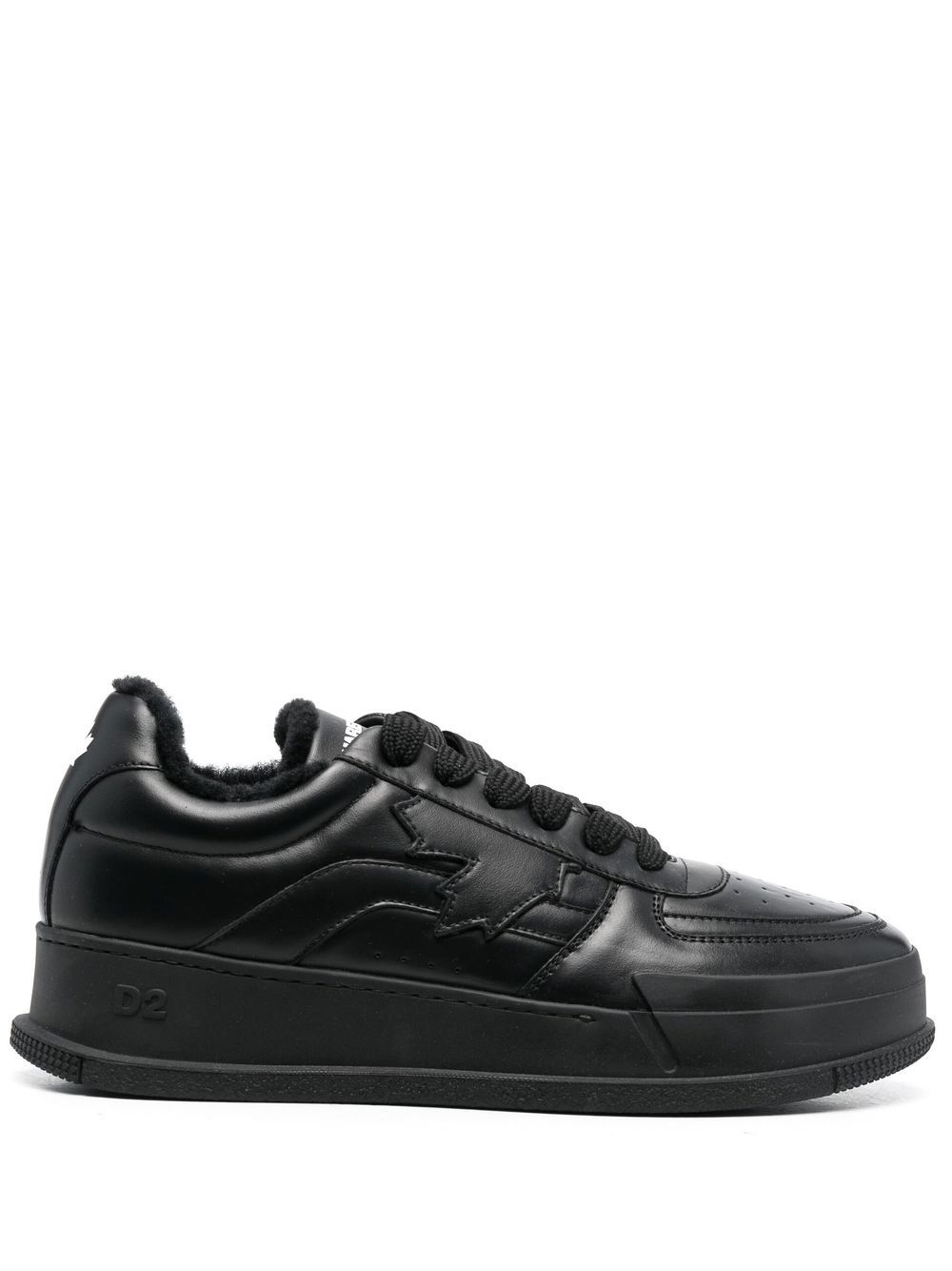 Slash chunky low-top sneakers - Black