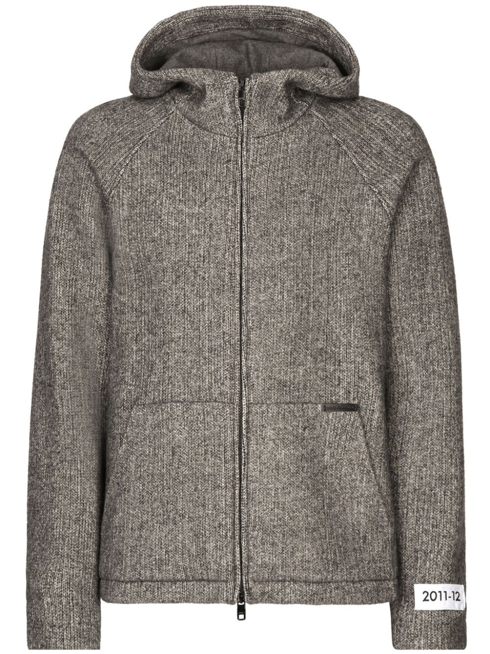Hooded zip-up jacket - Grey