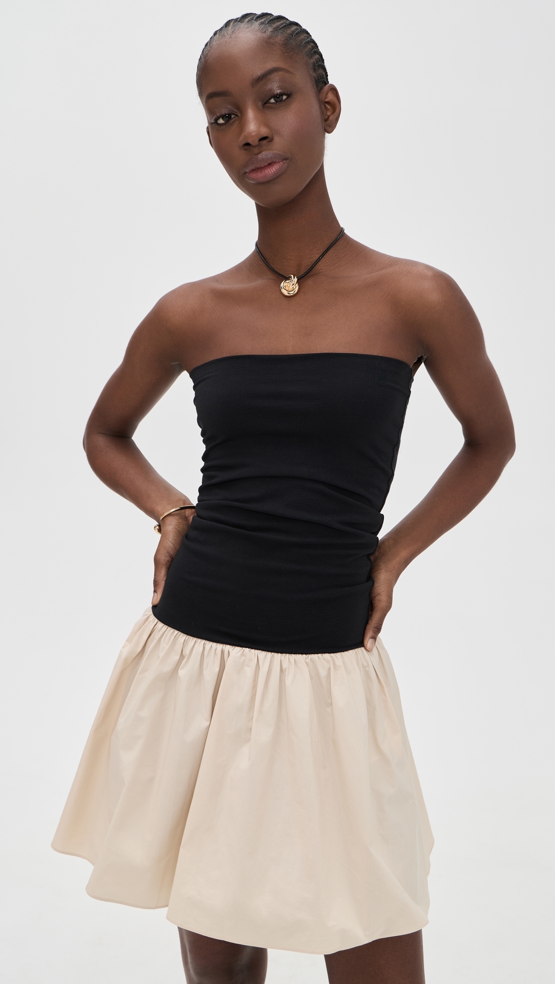 Marcia Dress Oyster Gray