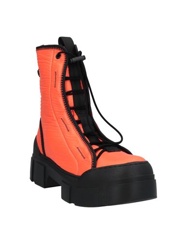 Vic Matiē Woman Ankle boots Orange Size 6 Textile fibers