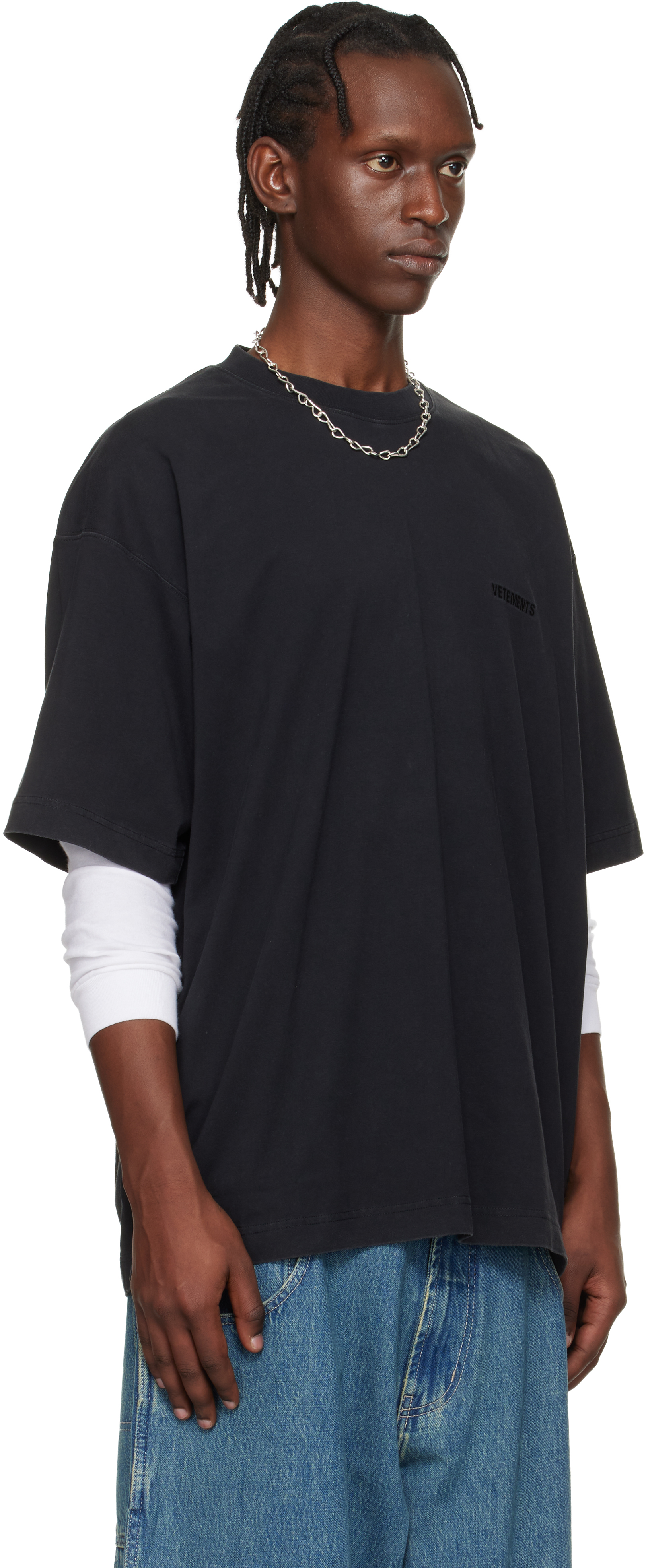 Black Iconic Logo T-shirt