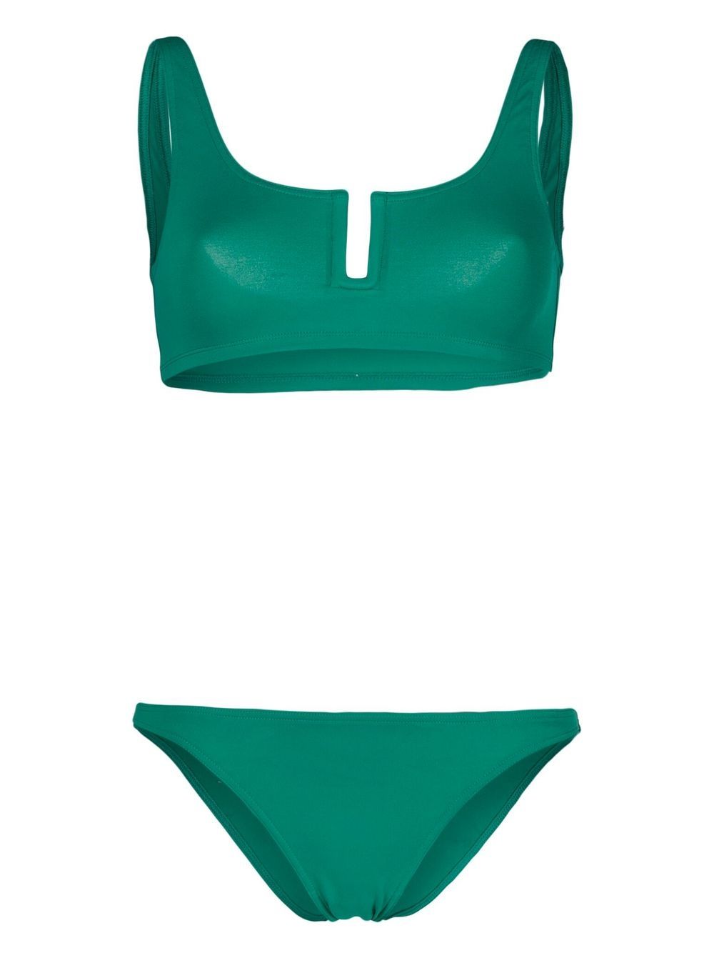 Ultrason cut-out detail bikini - Green