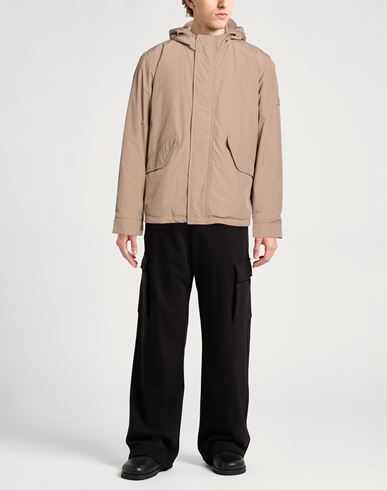 Man Jacket Sand Size L Polyester