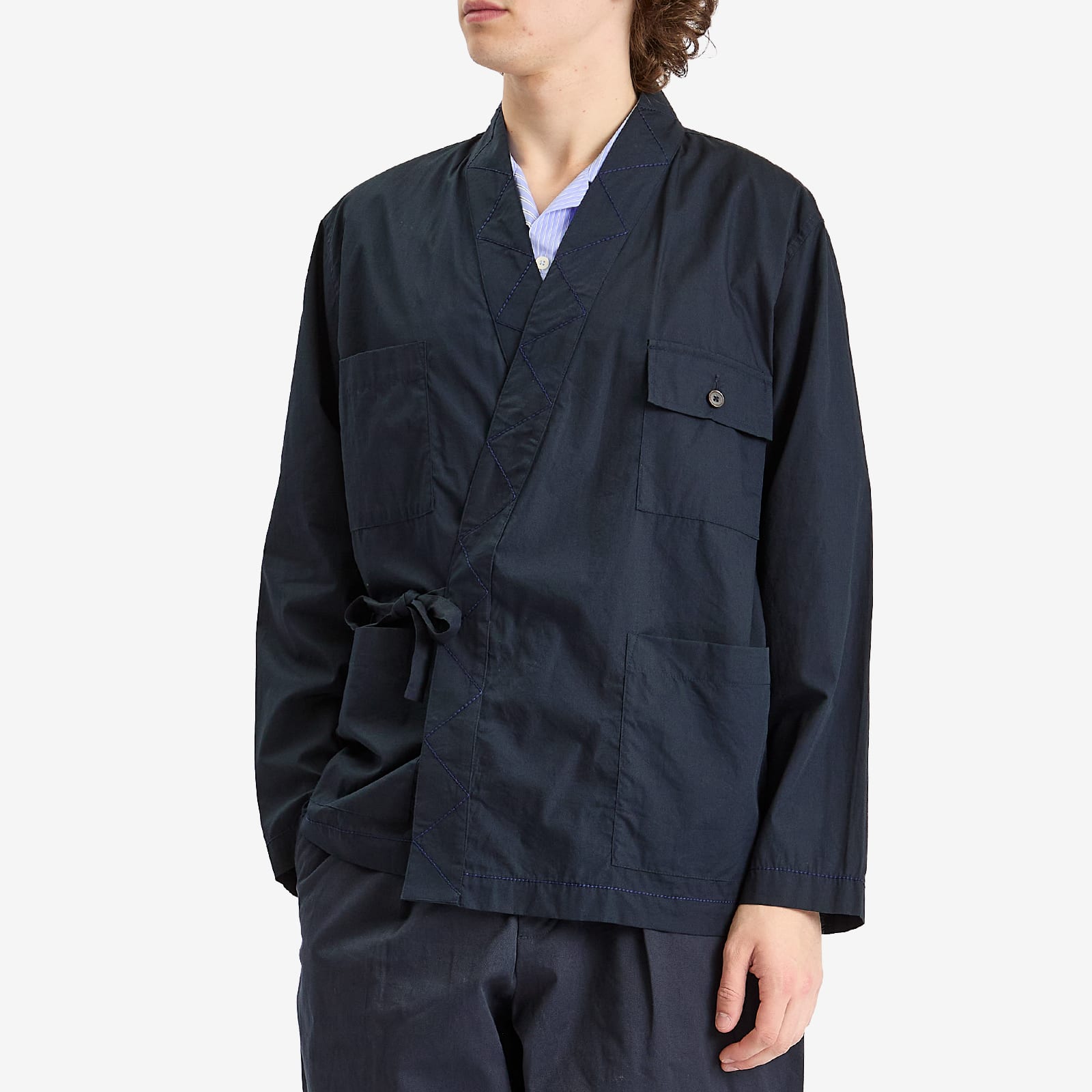 Men's Broad Cloth Osaka Work Jacket Navy