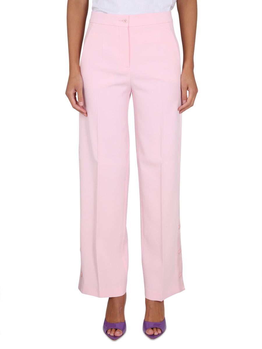 Chic Button Closure Trousers for Women - SS23