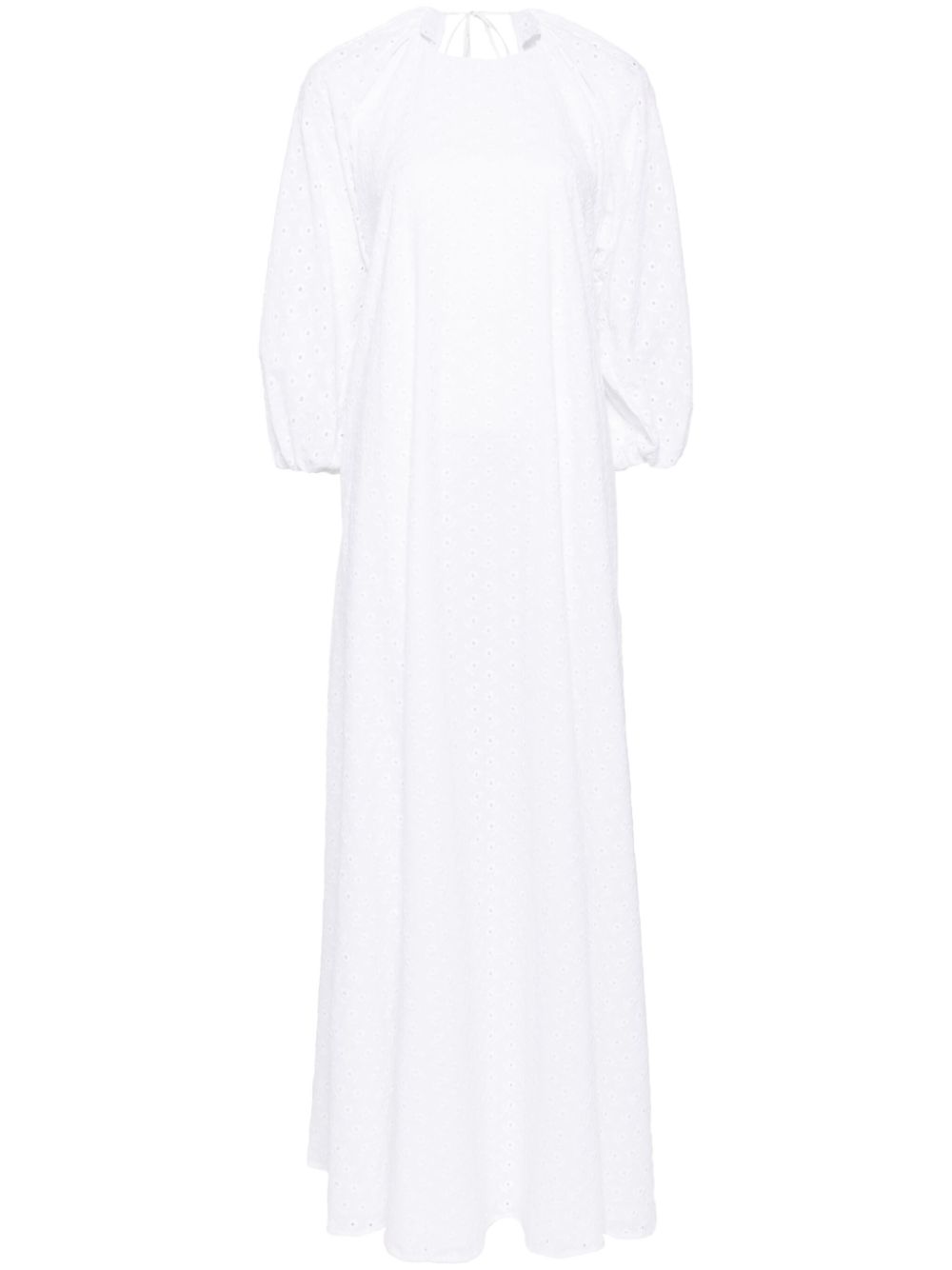Fran broderie anglaise maxi dress - White