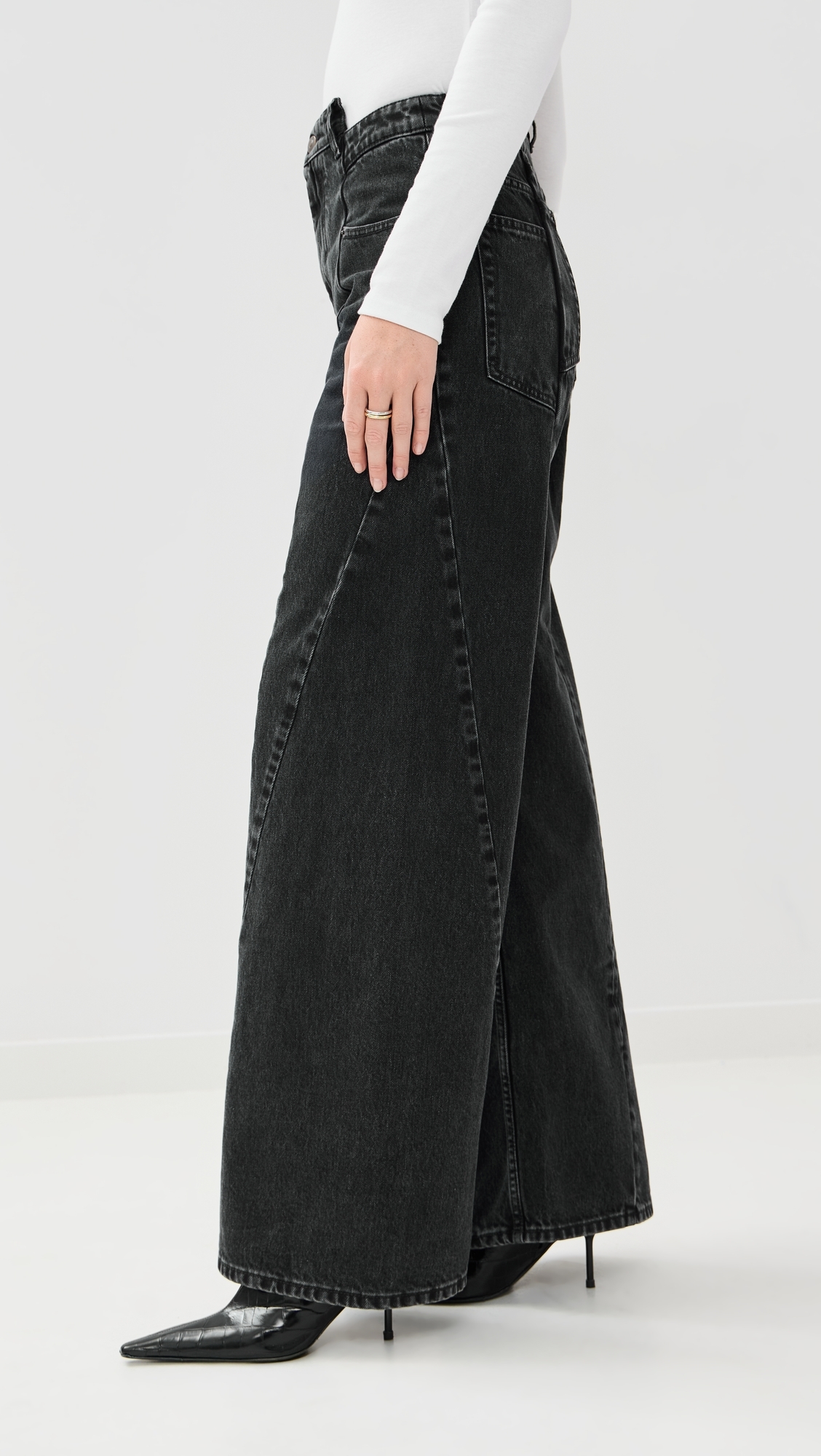 5 Pockets Pants Medium Black Stone