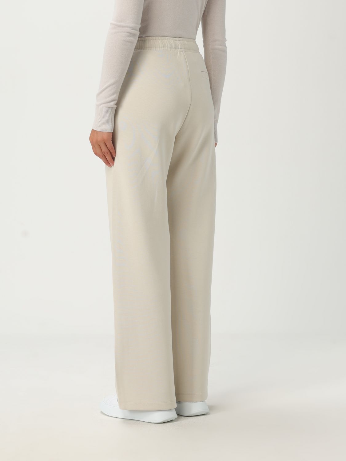 Drawstring-waist track pants - Neutrals