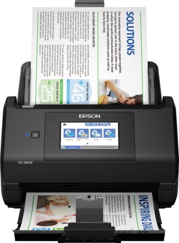 WorkForce ES-580W Wireless Duplex Touchscreen Desktop Document Scanner