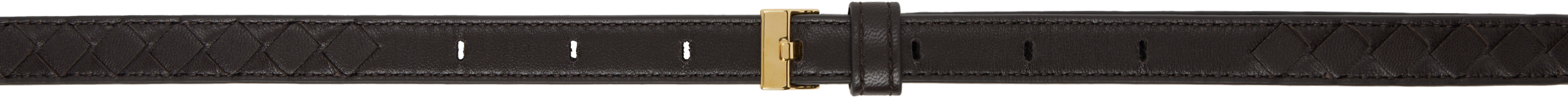 Bottega Veneta Brown Watch Belt