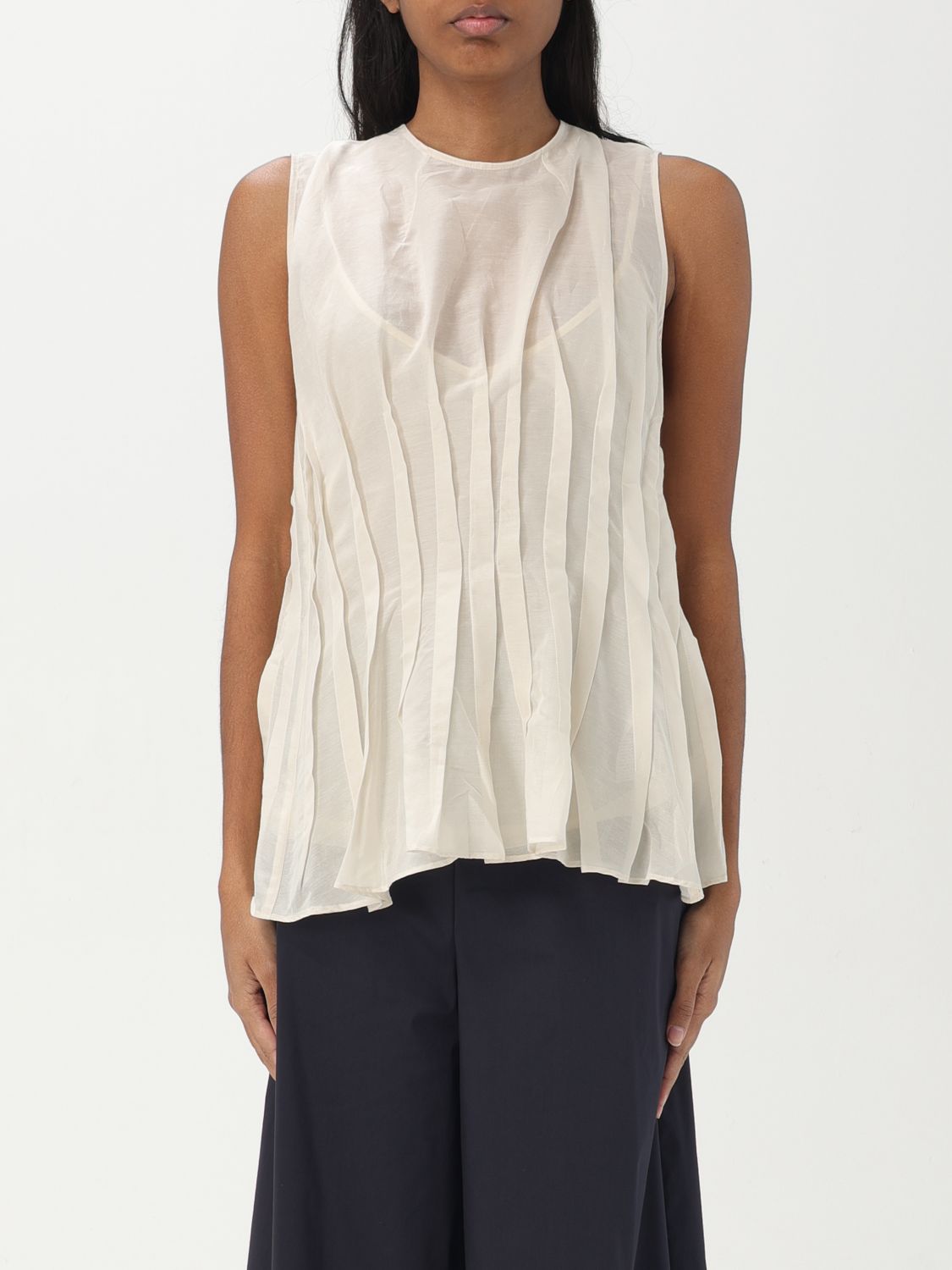 Top LIVIANA CONTI Woman color Beige