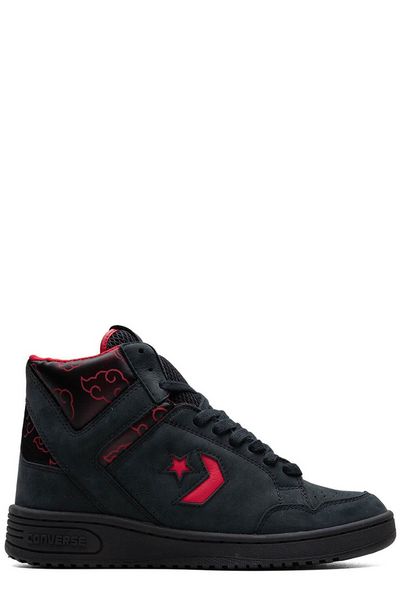 Converse X Naruto Itachi Weapon Mid Lace-Up Sneakers