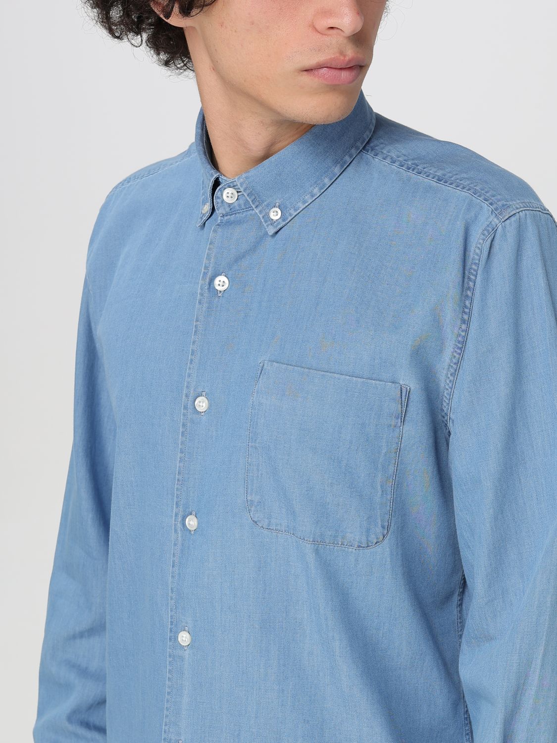 Shirt WOOLRICH Men color Denim