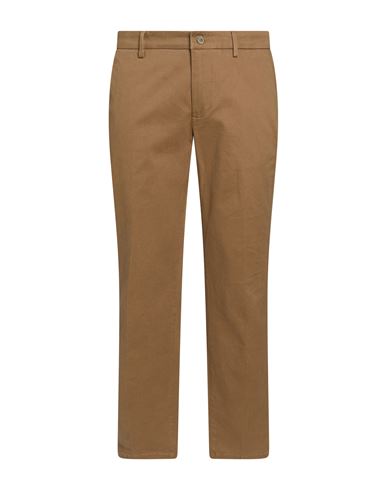 Man Pants Light brown Size 32 Cotton, Elastane