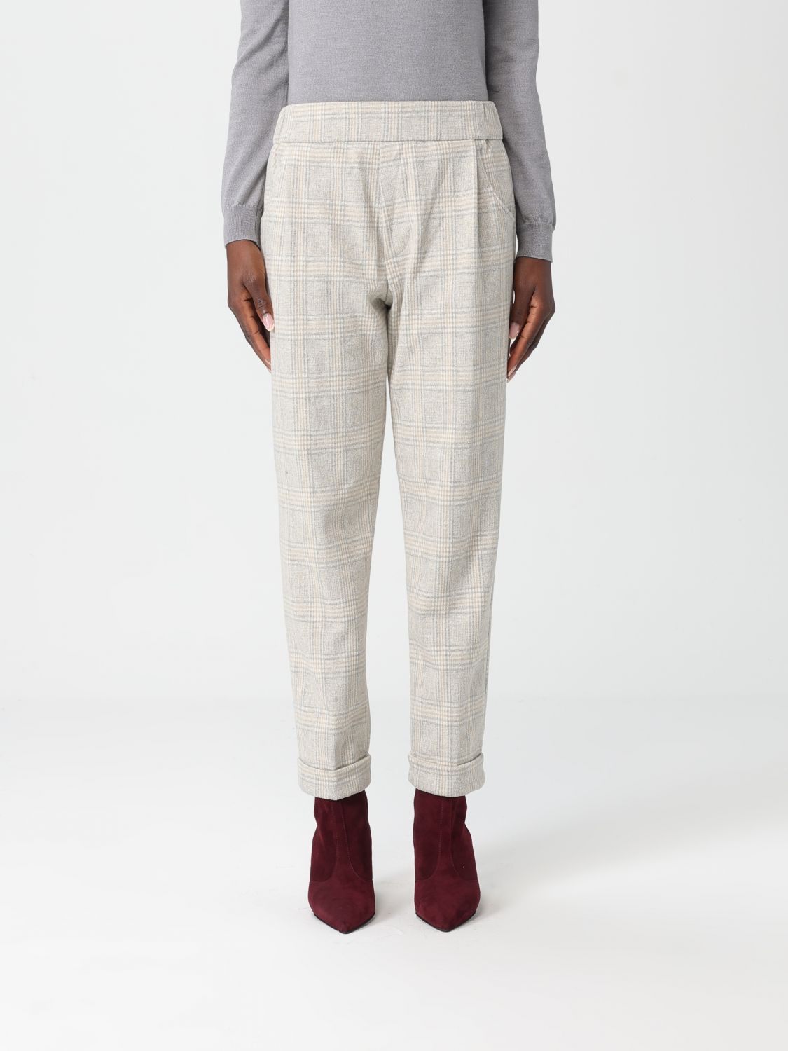 Pants Woman color White