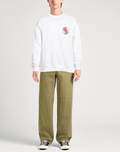 Guess X J Balvin Man Sweatshirt White Size XS Cotton
