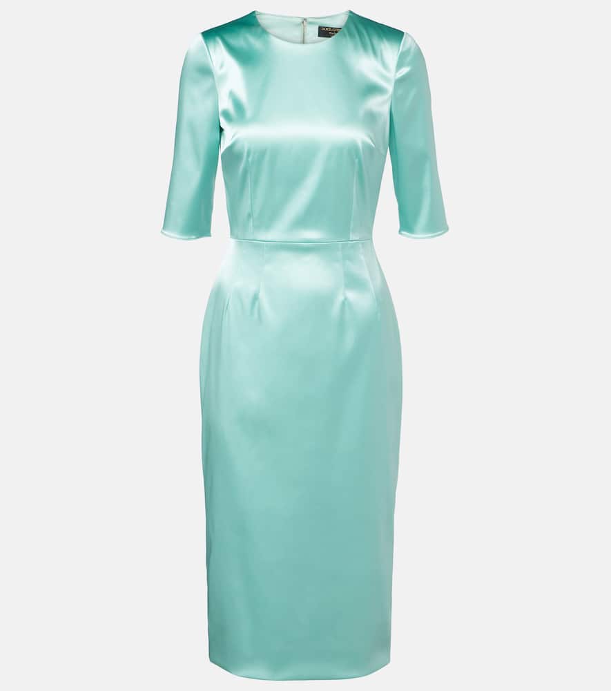 Satin midi dress