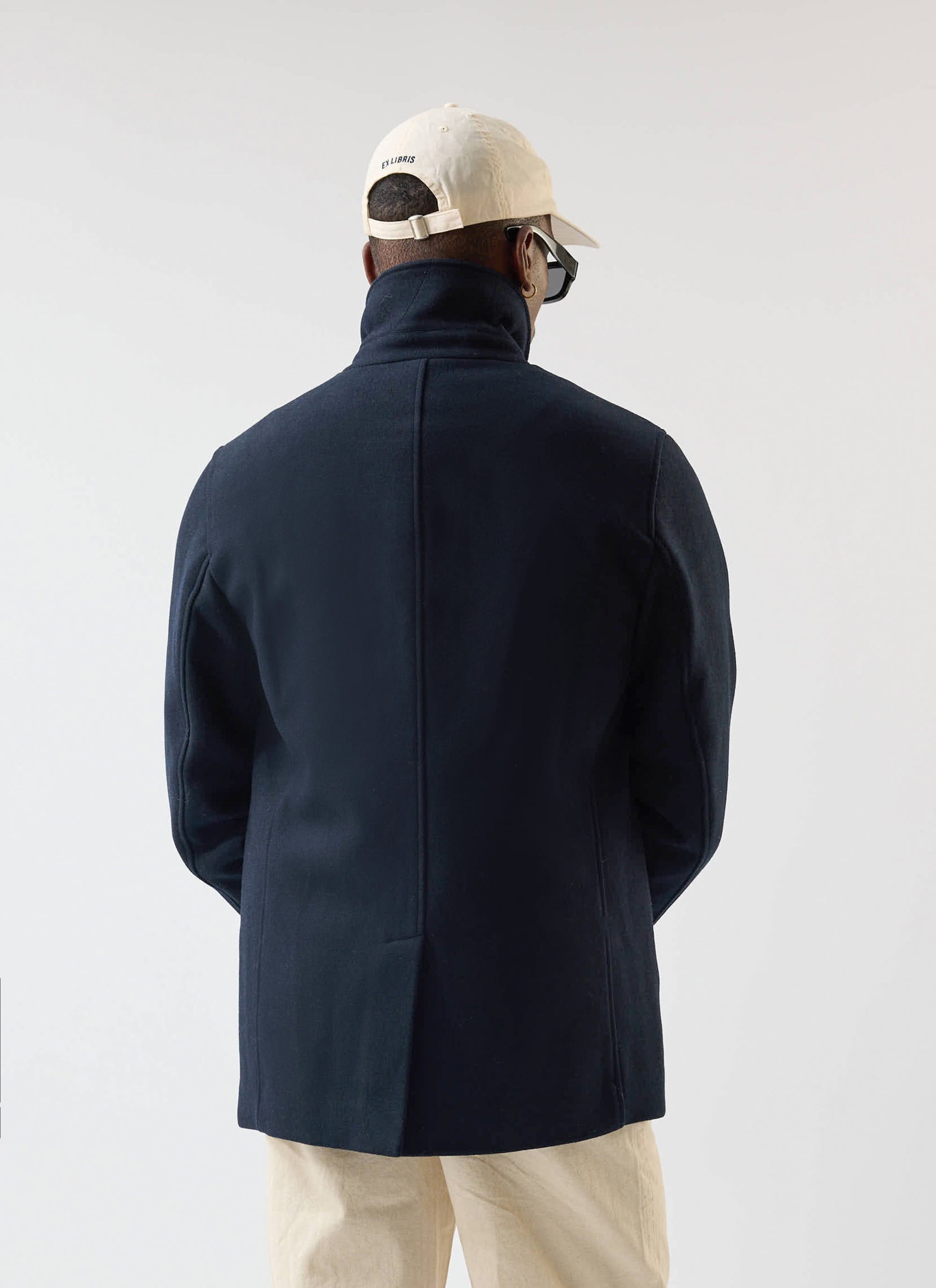 Peacoat Melton Wool Navy