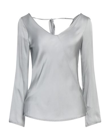Manila Grace Woman Top Light grey Size 8 Viscose