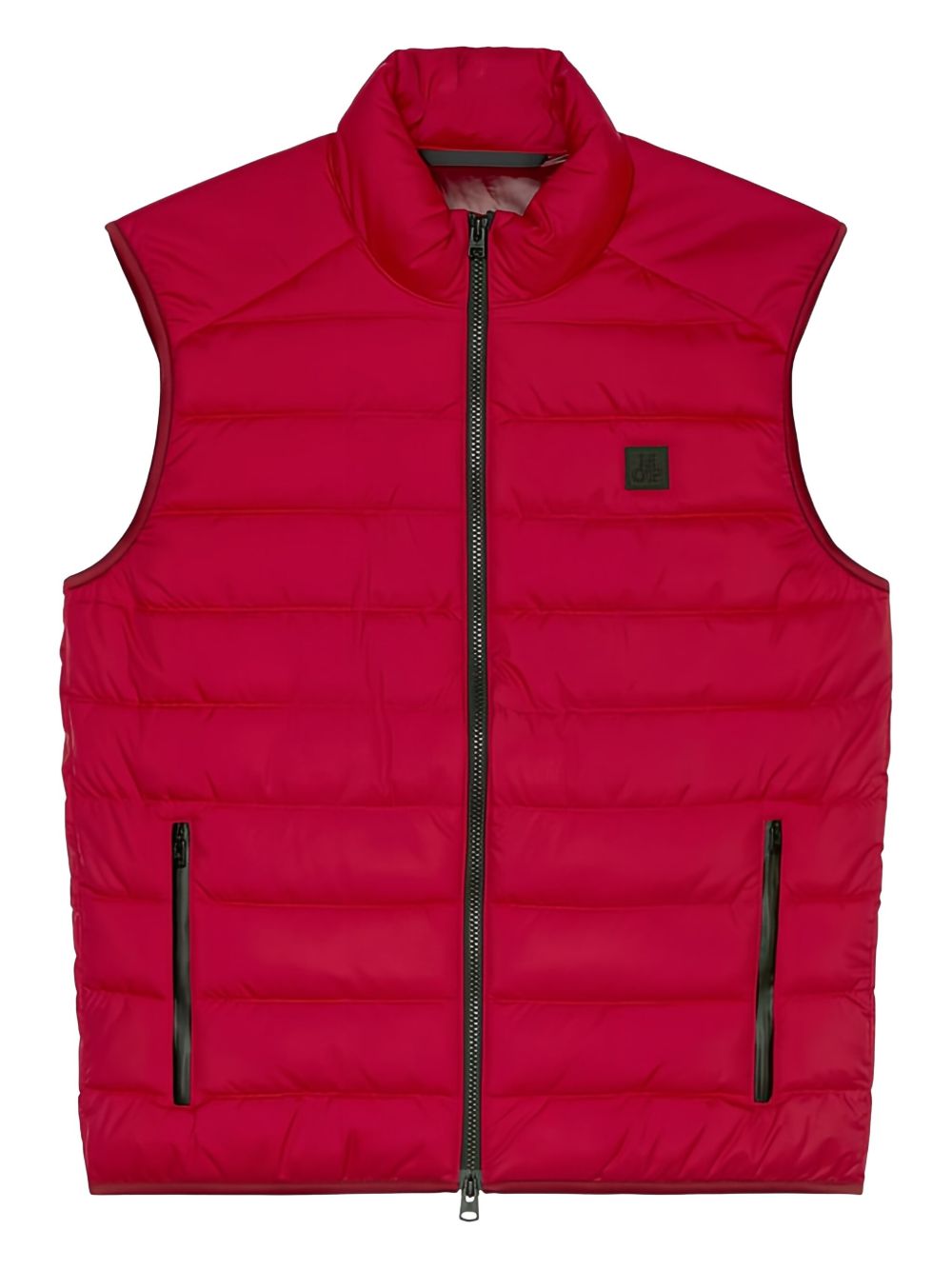 Quilted padded gilet - Red