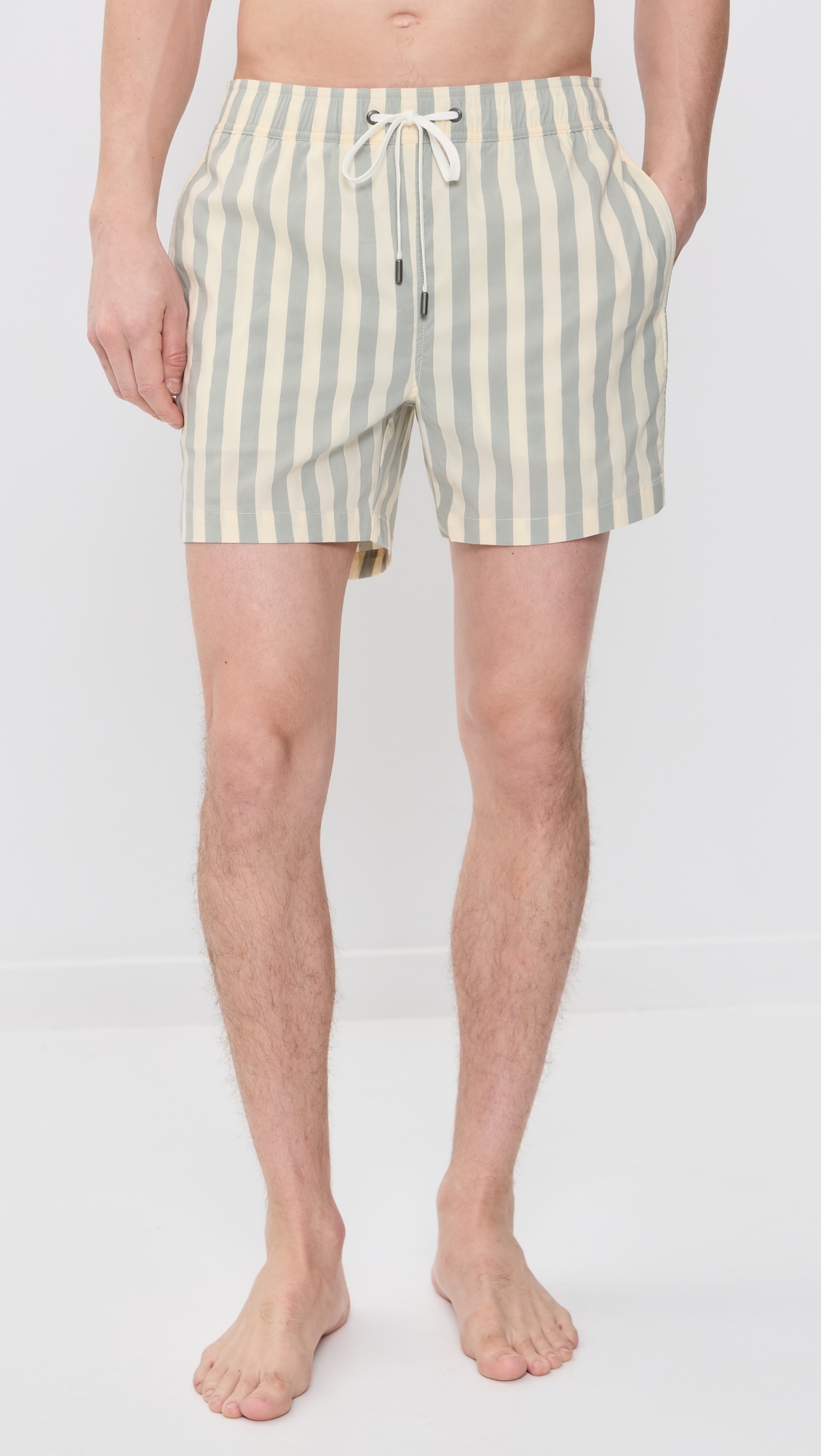 Charles Swim Trunks 5 Sea Glass/Cream