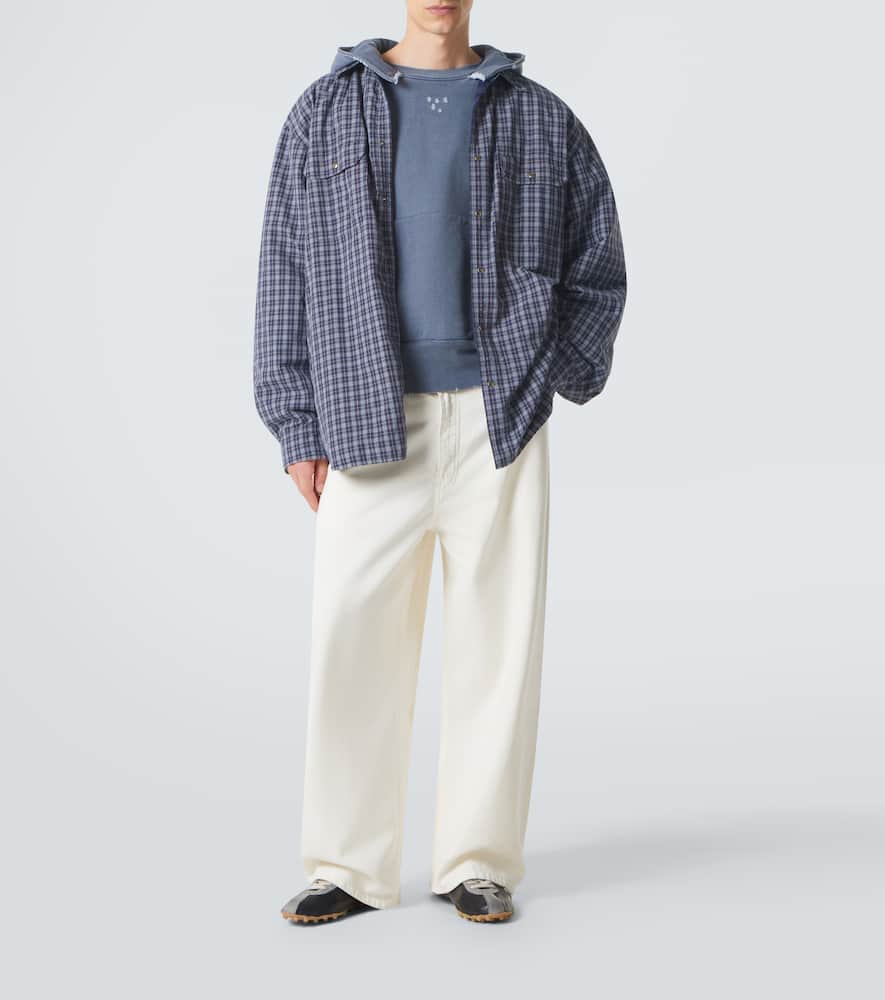 Padded reversible overshirt