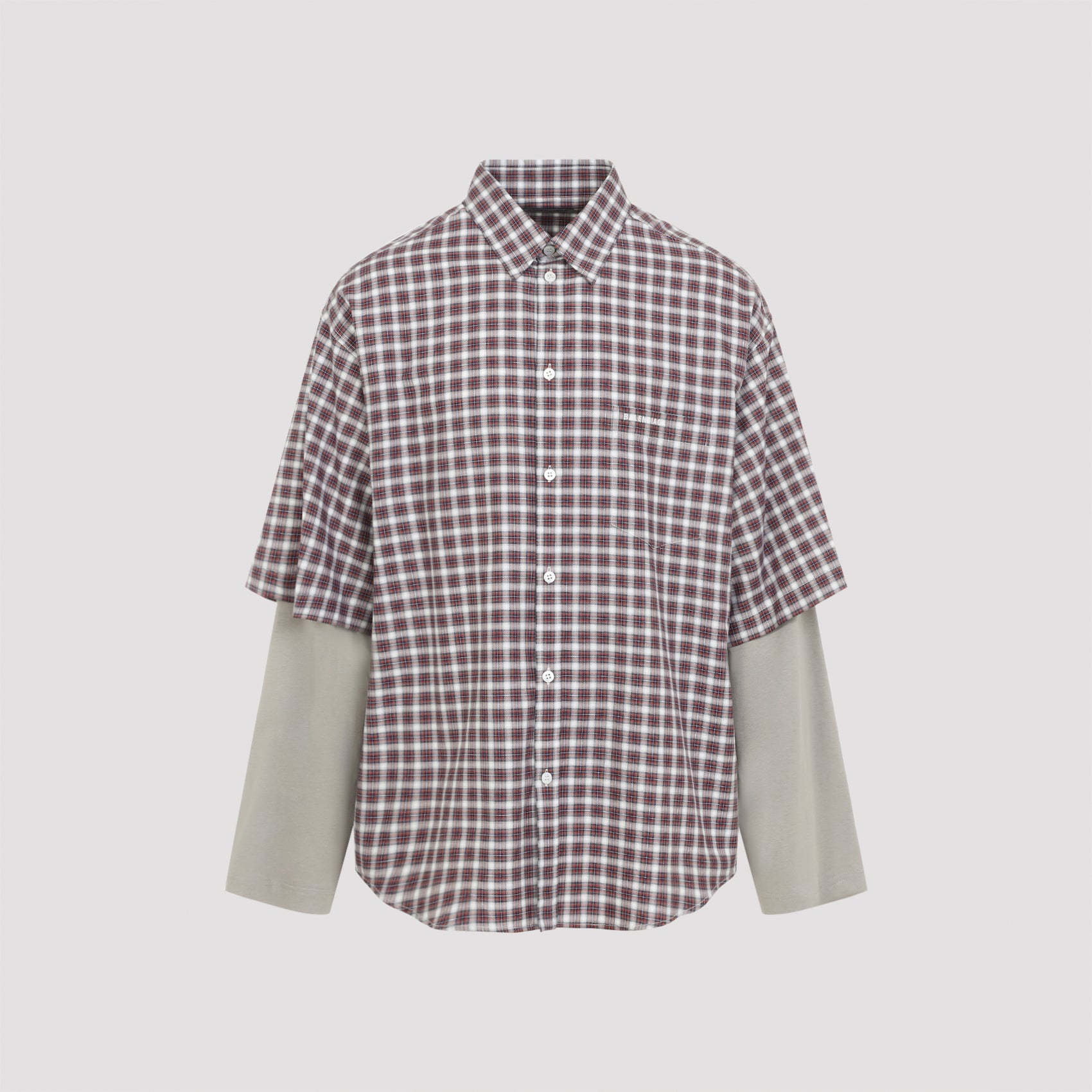 Wrong Sleeve Cotton Shirt for Men