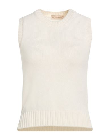 Woman Sweater Cream Size 4 Cashmere